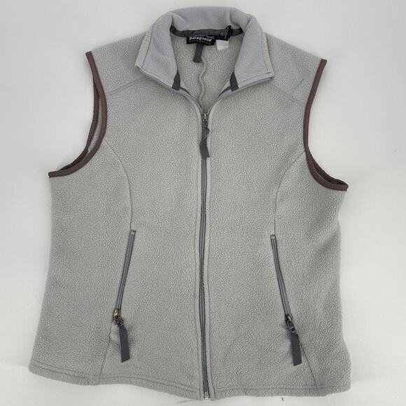 Vintage Patagonia Gray Synchilla Made in Canada tech vest. Woman’s size L - Picture 1 of 5